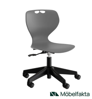 Elevstol Tarris - Skolestol m. hjulkryds og gaslift