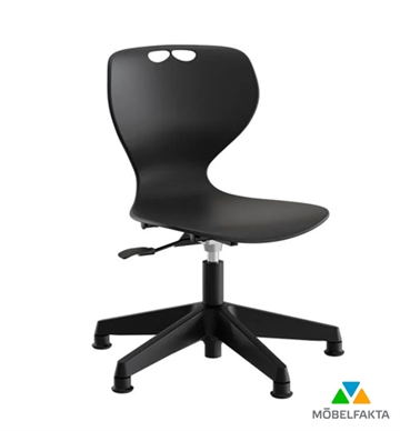 Elevstol Tarris - Skolestol m. glidefødder og gaslift