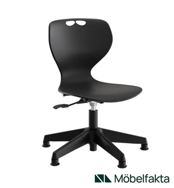 Elevstol Tarris - Skolestol m. glidefødder og gaslift