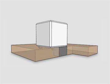 Terrasoft Cube - nedstøbning