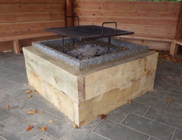 Bålsted - eventuelt tilkøb til bålhytte