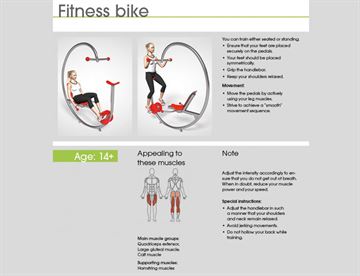 Fitness bike instruktioner