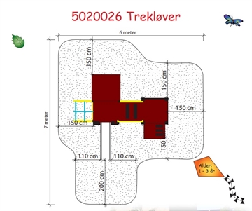 Klatresystem Trekløver 