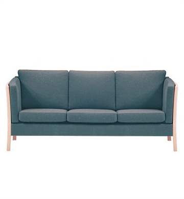 Klassisk tremmesofa, 3 personers sofa. Vælg imellem flere farver