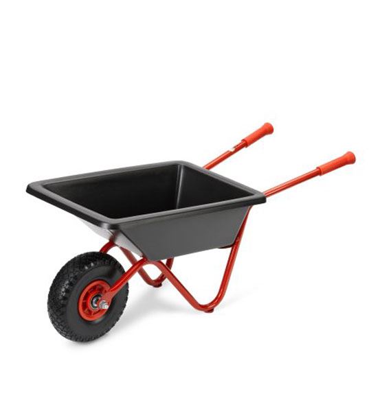 Trillebør med punkterfri PU dæk fra Rose Cykel. Perfekt til institutions brug.