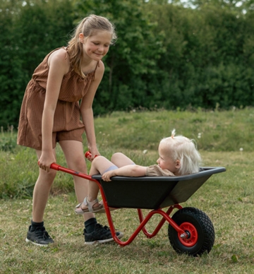 Robust trillebør til børn m. punkterfri PU dæk - Rose Cykel