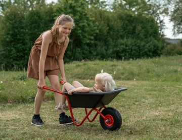 Robust trillebør m. punkterfri PU dæk (Ballondæk) - Institutionskøretøj fra Rose Cykel