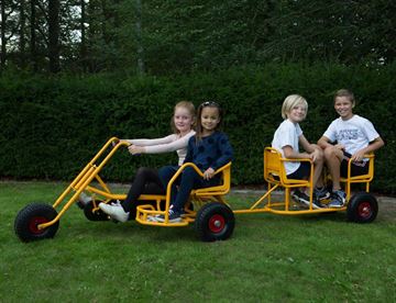 Moon-Car Trolley - her spændt efter Moon-Car Harley Twin