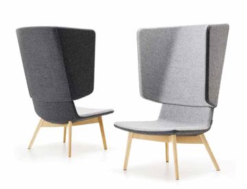 Twist&SIT højrygget lænestol i Dansk design