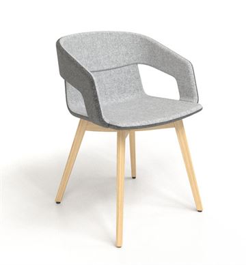 Twist&SIT lænestol med træben - Lækkert dansk design