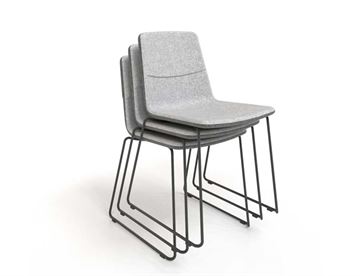 Twist&SIT stabelbar konferencestol med mede-stel - Dansk design