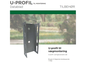 TILKØB -Montering (U-profil)