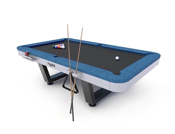 Udendørs Poolbord, Poolbil - Blå
