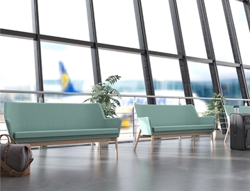 Uni sofa 2,5 personer - Lækker sofa til diverse loungemiljøer og opholdsrum