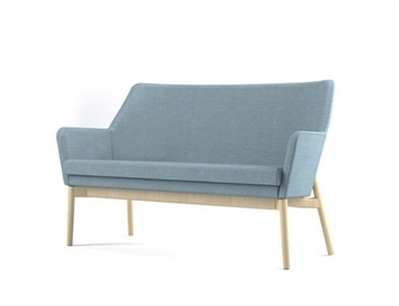 Uni Sofa m. træben - 2,5 personers sofa i møbelstof el. læder - Urindug kan tilkøbes