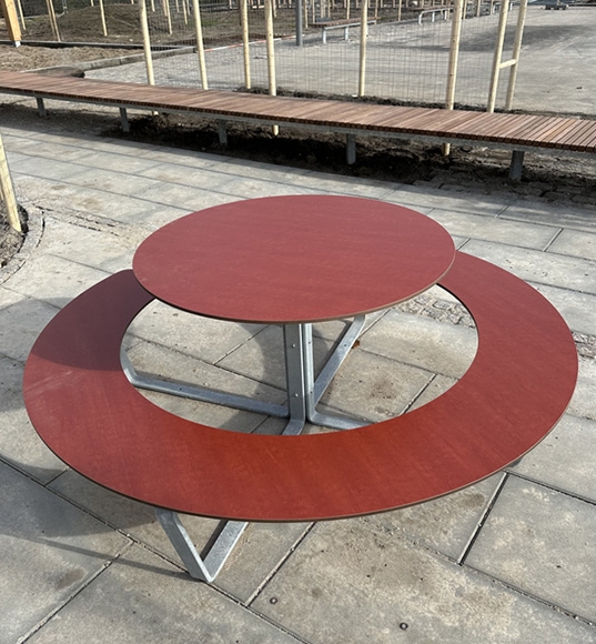 Vega Picnic rundt bord/bænkesæt