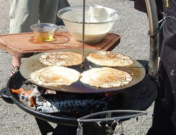 Vikingepande tilbehør til bålgrill, bålfad mm