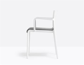 Volt stabelstol med polstret sæde - italiensk design - Pedrali
