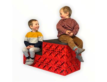X Block med Soft Top -  Lille pakke  - Perfekt til vuggestue brug
