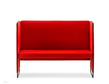 Zippo Akustik sofa fra Pedrali - Sofa med høje sider H 100 cm 